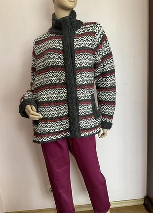 Теплый кардиган с карманами / l / brend marks & spencer