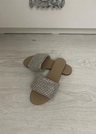 Шлепанцы с камнями h&m 39