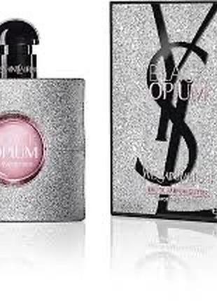 Yves saint laurent ysl black opium glitter 90мл