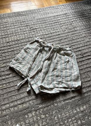 Шорты летние мягкие лен