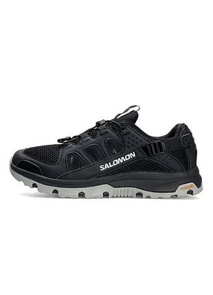 👟 чоловічі кросівки salomon tech amphib 5 black grey  👟