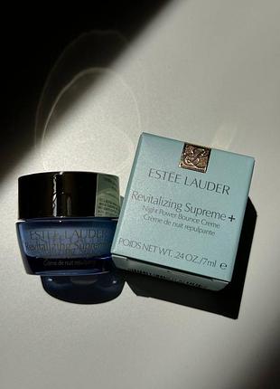 Нічний інтенсивний відновлюючий крем estee lauder revitilizing supreme + night power bounce cream
