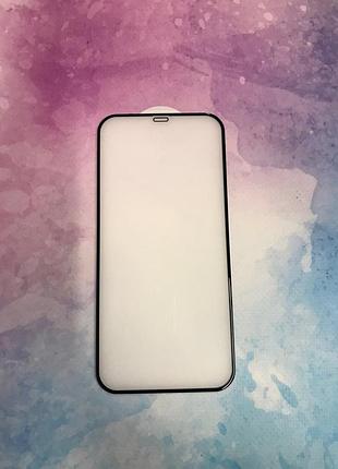 Захисне скло 3d для apple d iPhone 12 чорне