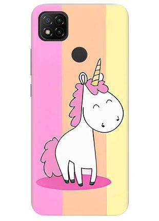 Чохол для xiaomi redmi 9c дизайн єдиноріг принт 104