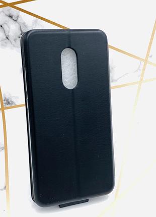 Чехол-книжка с рисунком для xiaomi redmi note 4 / note 4x черный :: колибри (принт 123) 2