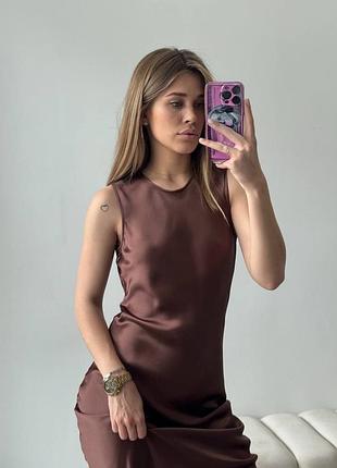 Сукня шовк атлас мах мара