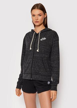 Женская оригинальная легкая спортивная кофта nike gym vintage l
