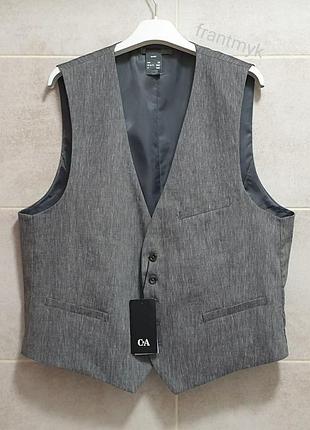 Жилети з льоном - 10 видів - s • l • xl • 2xl •4xl - кежуал жилетка класична чоловіча костюмна лляна