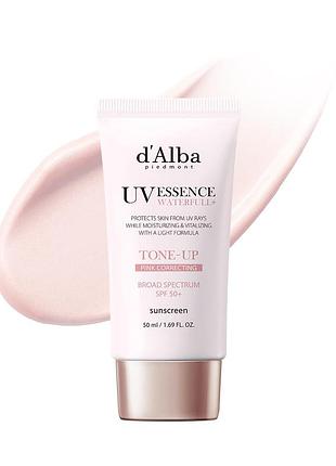 Тонуючий сонцезахисний крем для обличчя d'alba waterfull tone-up sun cream 50ml