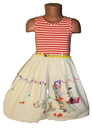 Великолепное платье/сарафан на 5-ти рост 110