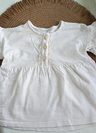 Футболка george для девочек 9-12 мес.