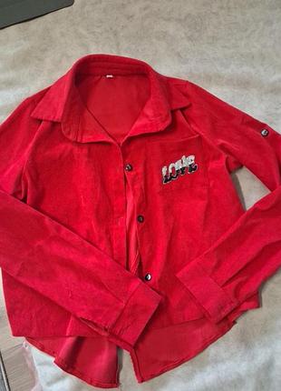 Вельветова сорочка 152 р