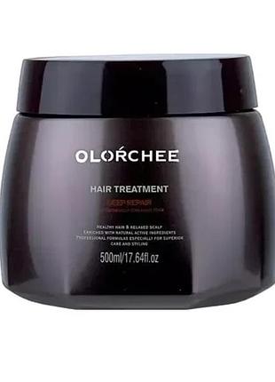 Маска для глибокого відновлення волосся olorchee deep repair hair treatment, 500 мл