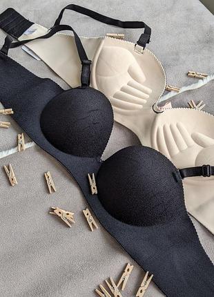 Бюст х2 пуш-ап рука адама.жен лифчик бесшовный без косточек