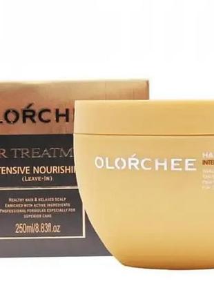Незмивна живильна маска olorchee intensive nourishing leave in, 250 мл