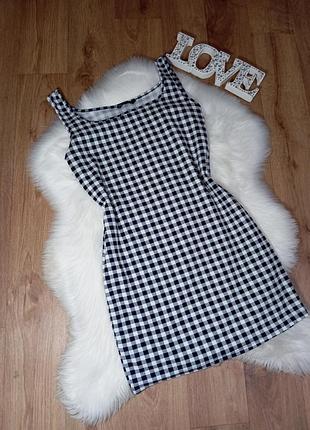 Сарафан в клетку shein размер м