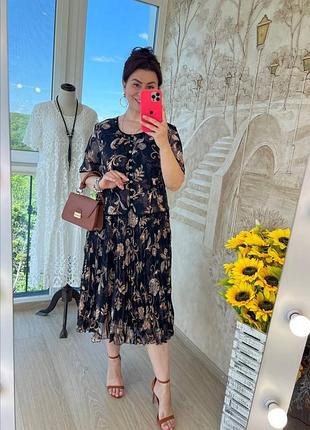 Женское шифоновое платье6 фото