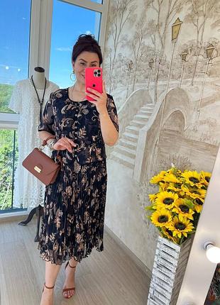 Женское шифоновое платье7 фото