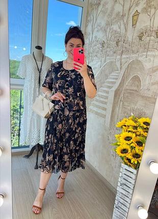 Женское шифоновое платье8 фото