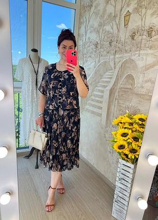 Женское шифоновое платье9 фото