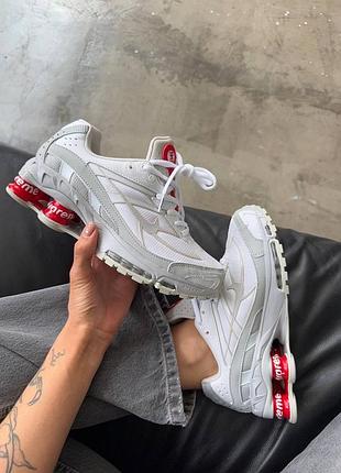 Кросівки унісекс n.. x supreme shox ride 2 white