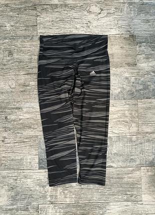 Спортивные лосины капри xs, adidas
