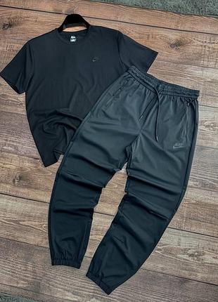 Чоловічий легенький спортивний комплект футболка і штани nike