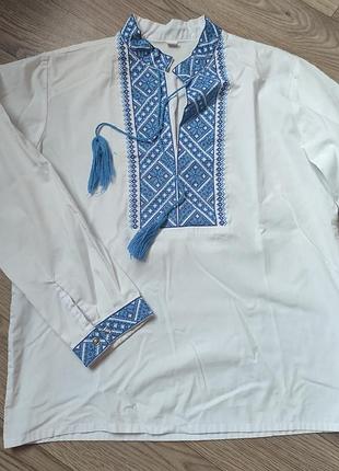Вишиванка для хлопчика, р. 134, 9років, машинна вишивка