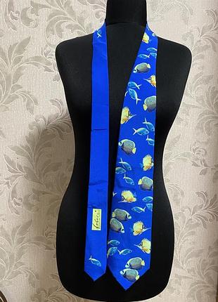 Fabric frontline zurich (italy) шовкова краватка ручної роботи