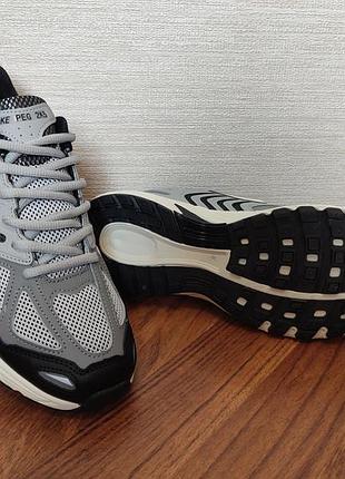 Кросівки чоловічі nike air pegasus 2k5 grey black сірі5 фото