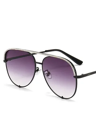 Очки с камушками авиаторы капли