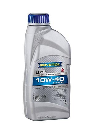 Моторное полусинтетическое масло ravenol 10w-40 llo  sn/cf, a3/b4 1л