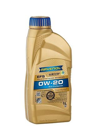 Масло ravenol 0w-20 efs eco fullsynth pao sp rc c5/c6, gf-6a  1л.