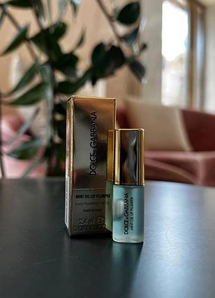 Оригінал dolce & gabbana mint oil lip plumper олія для збільшення об'єму губ
