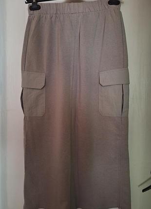 Юбка женская резервед размер s( мнеподошло на размер м),серая,
 коттон очень приятна на весну-лето-осень, стан новая, но без этикетки. свои вещи