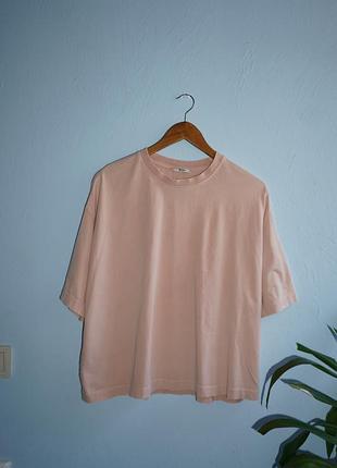 Персикова оверсайз футболка tu