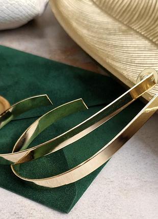 Шикарные длинные серьги, несмотря на размер не тяжелые