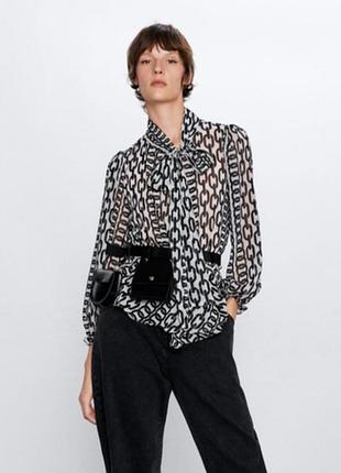 Блузка шифоновая