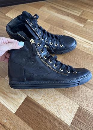 Шкіряні ботинки кросівки 👟