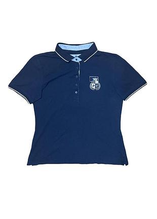 Жіноча темно синя бавовняна футболка поло / у розмірі xl / фірми hn outdoor