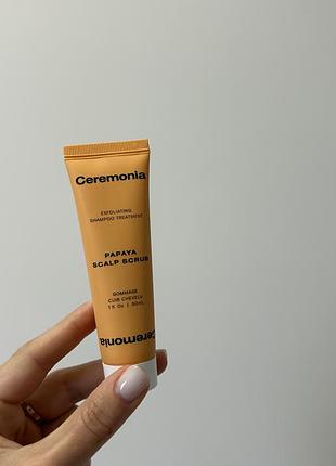 Ceremonia papaya scalp scrub