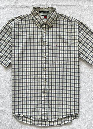 Тенниска Tommy hilfiger рубашка рубашка мужская оригинал винтаж