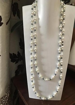Довга нитка 150см перлів майорка 6