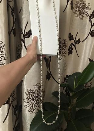 Довга нитка 150см перлів майорка 7