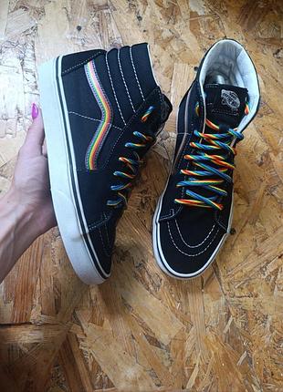 Кожаные замшевые оригинальные кеды кеды vans