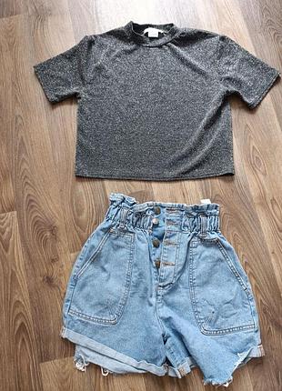 ✨ стильный летний комплект – топ и джинсовые шорты