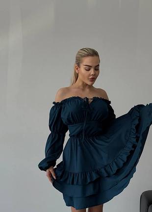 Сукня з воланами