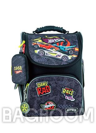 Рюкзак шкільний каркасний kite education hot wheels hw24-501s