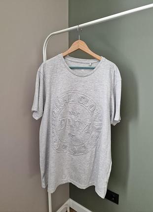 Серая мужская футболка 3xl