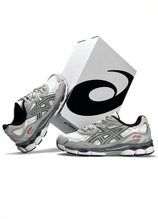 Чоловічі кросівки asics gel-nyc white grey